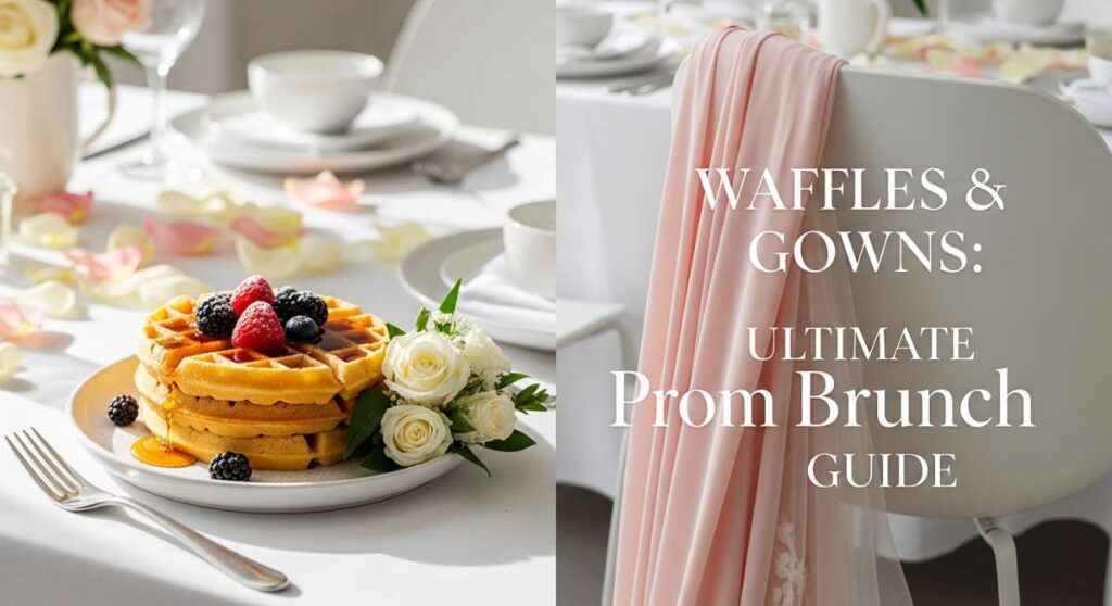 featured: waffles & gowns: how to host a picture perfect prom brunch