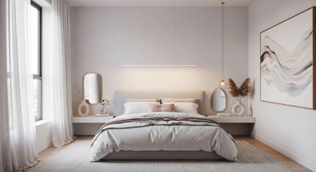 featured: whispers of light: ethereal designs for the modern apartment bedroom