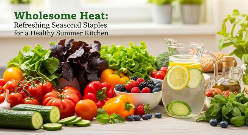 featured: wholesome heat: refreshing seasonal staples for a healthy summer kitchen
