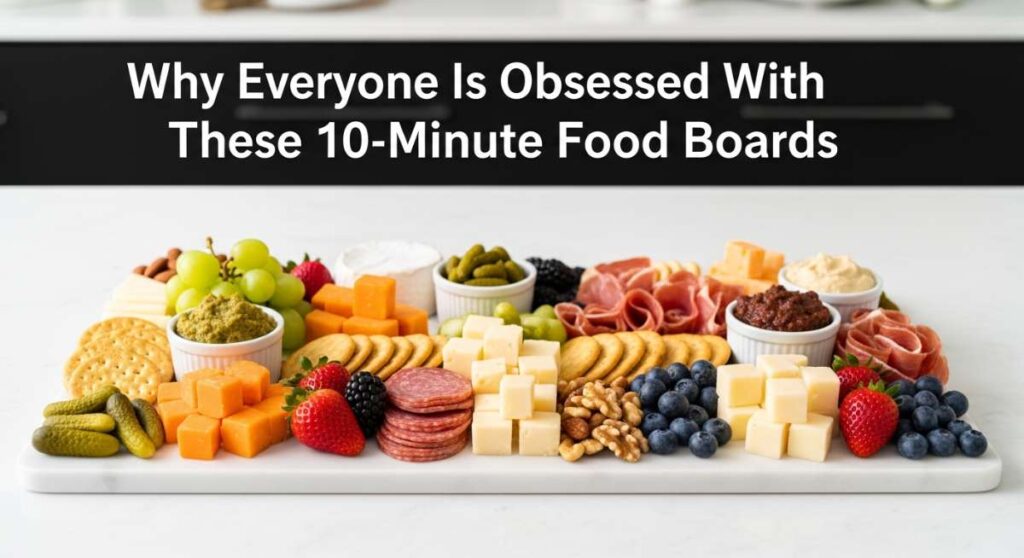 featured: why everyone is obsessed with these easy 10 minute food boards