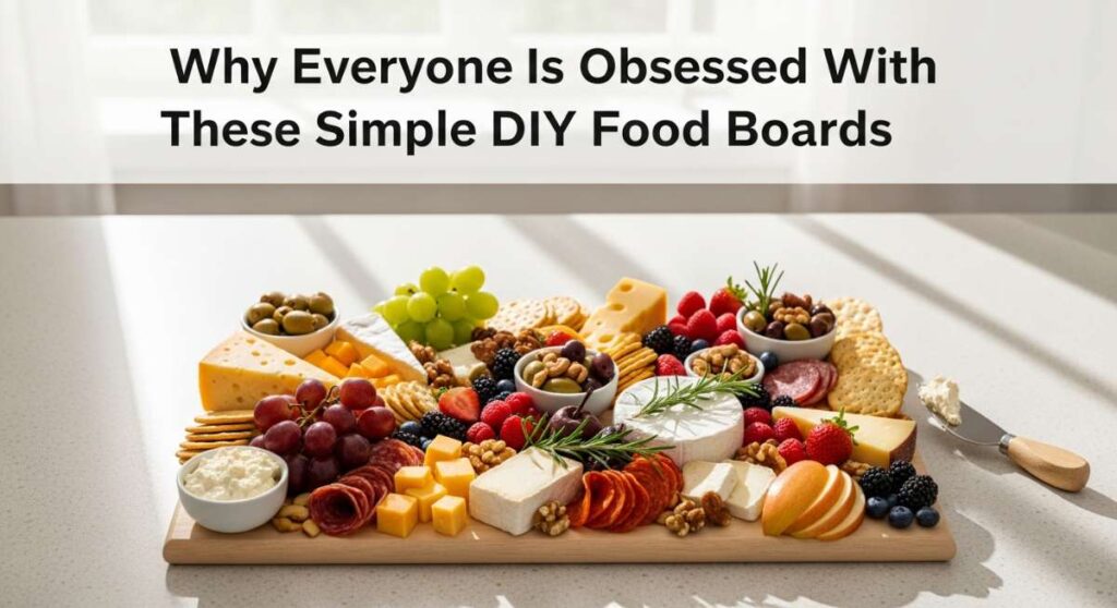 featured: why everyone is obsessed with these simple diy food boards