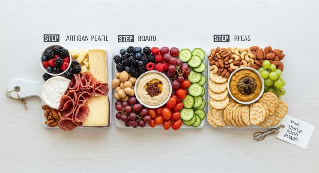featured: why everyone is obsessed with this 3 step simple food board