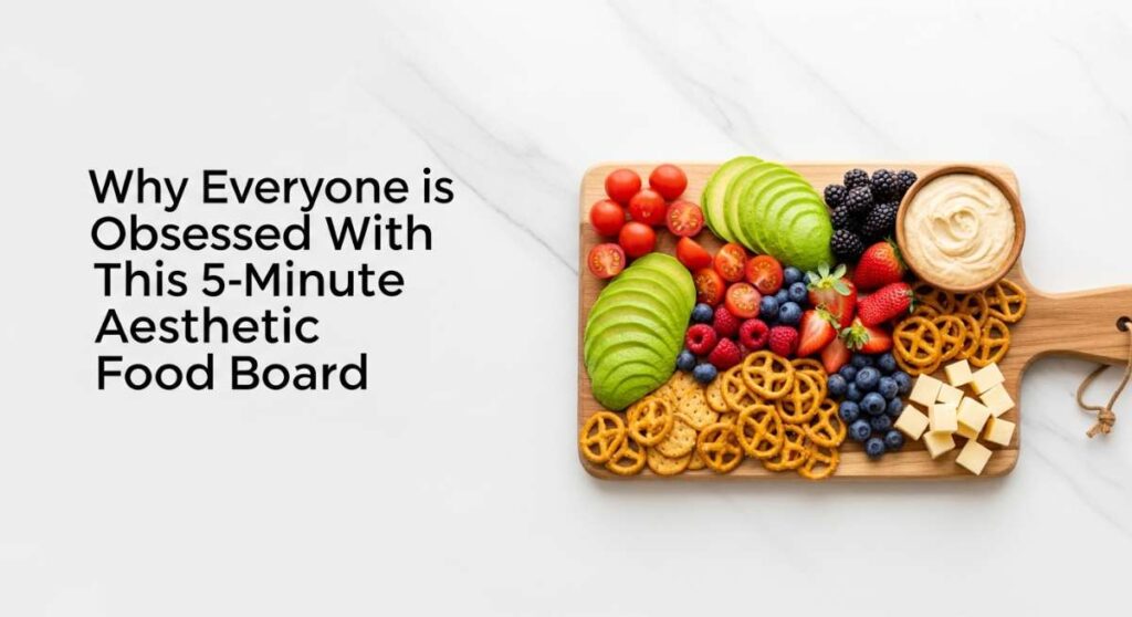 featured: why everyone is obsessed with this 5 minute aesthetic food board