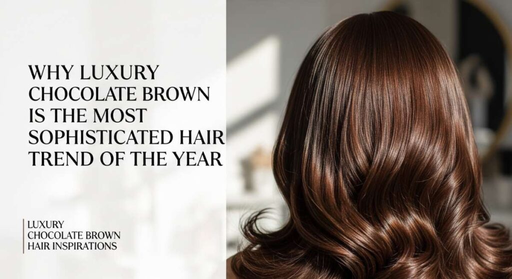 featured: why luxury chocolate brown is the most sophisticated hair trend of the year