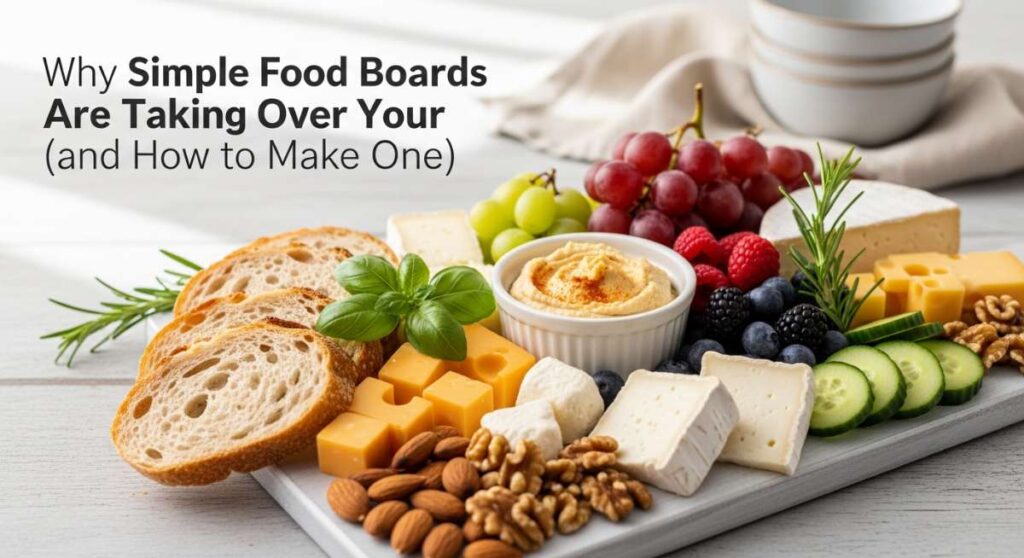 featured: why simple food boards are taking over your feed (and how to make one)