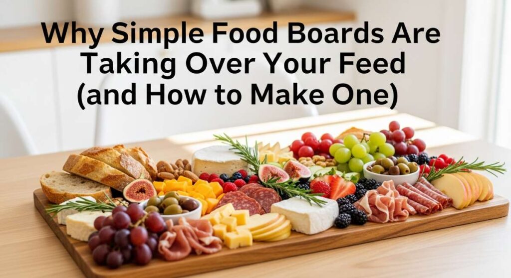 featured: why simple food boards are taking over your feed (and how to make one)