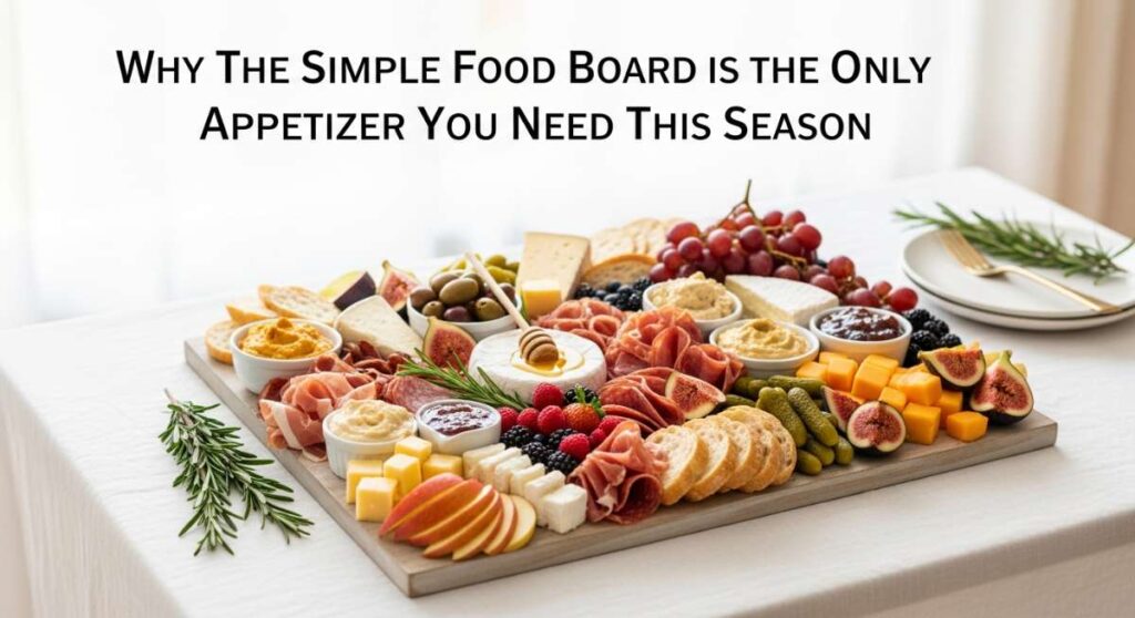 featured: why the simple food board is the only appetizer you need this season
