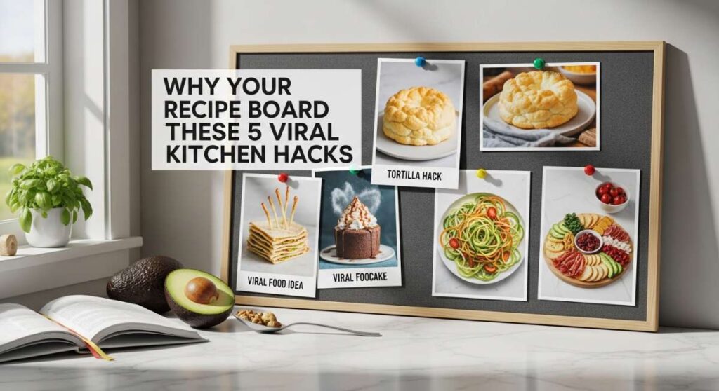 featured: why your recipe board needs these 5 viral kitchen hacks