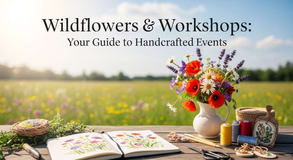 featured: wildflowers & workshops: your guide to handcrafted events