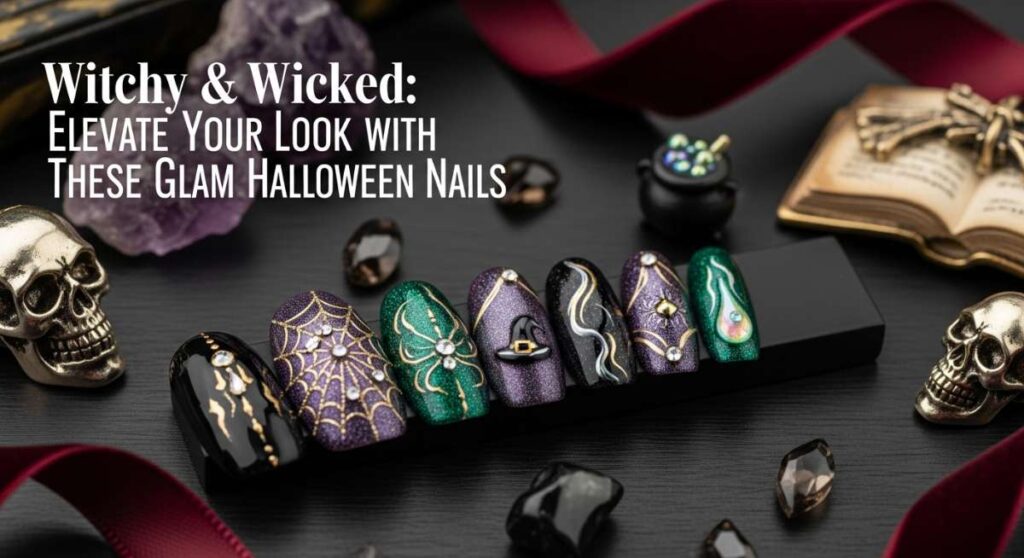 featured: witchy & wicked: elevate your look with these glam halloween nails