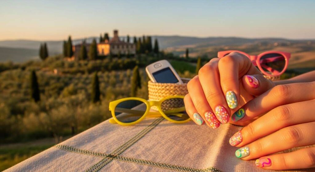 featured: y2k in italy: why tuscan summer nails are the ultimate nostalgia trip