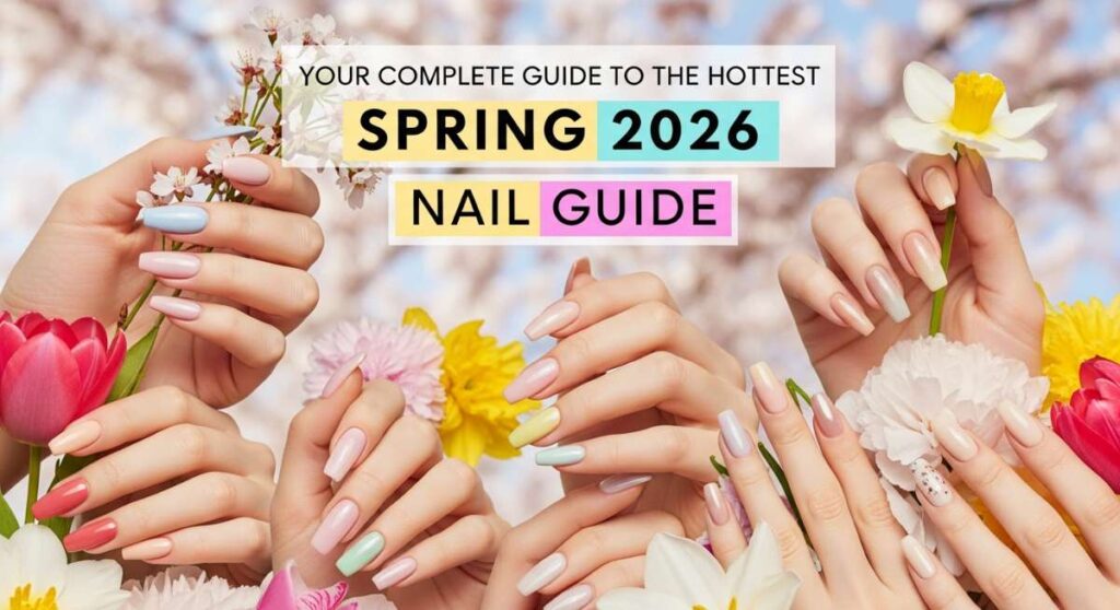 featured: your complete guide to the hottest nail shapes & colors for spring 2026