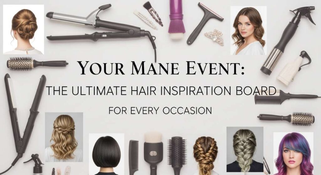 featured: your mane event: the ultimate hair inspiration board for every occasion