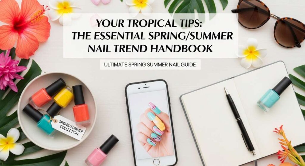 featured: your tropical tips: the essential spring/summer nail trend handbook
