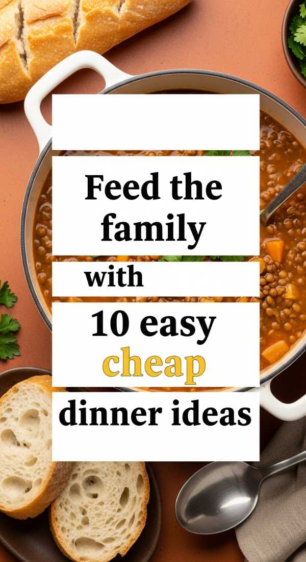 Feed The Family With 10 Easy Cheap Dinner Ideas 69ec86d9bd134