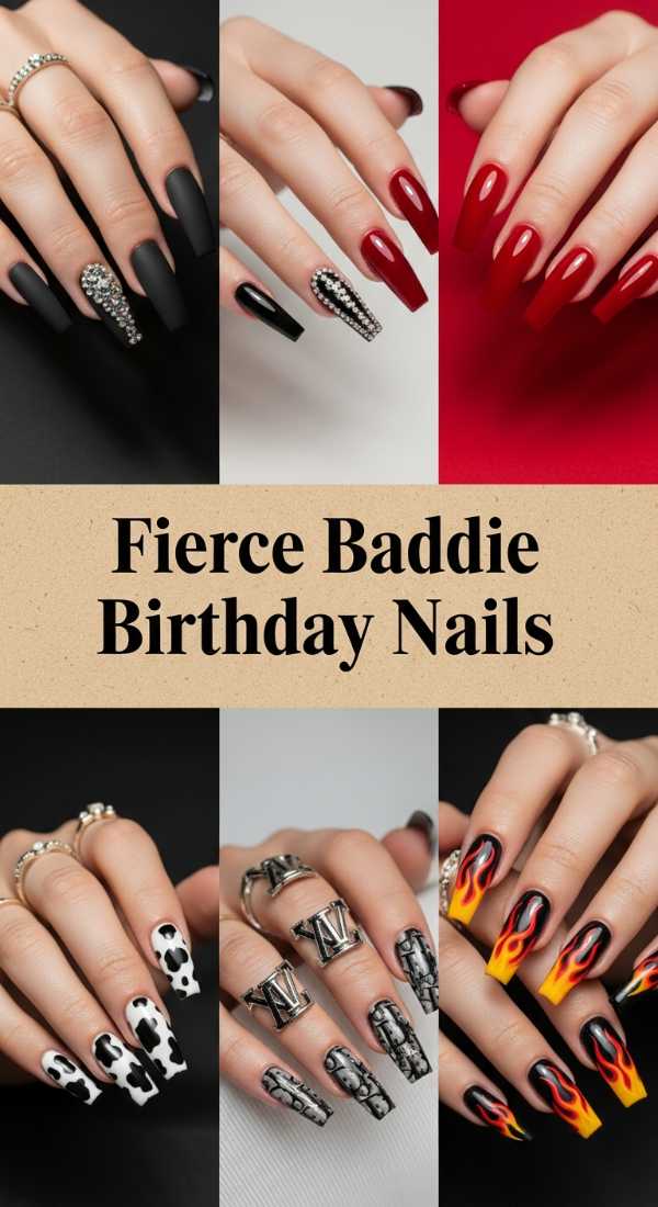 Fierce Baddie Birthday Nails 69eba056bdf09