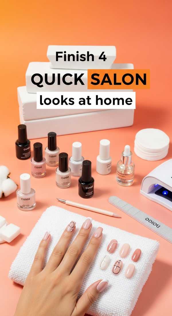 Finish 4 Quick Salon Looks At Home 69e7802210dff