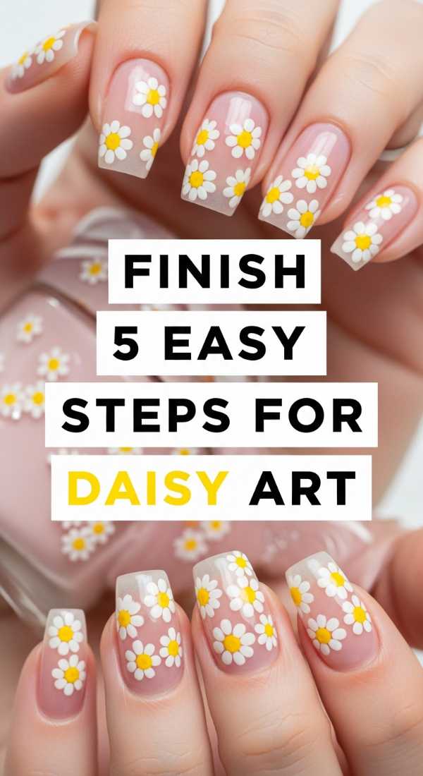 Finish 5 Easy Steps For Daisy Art 69e780201dc6f