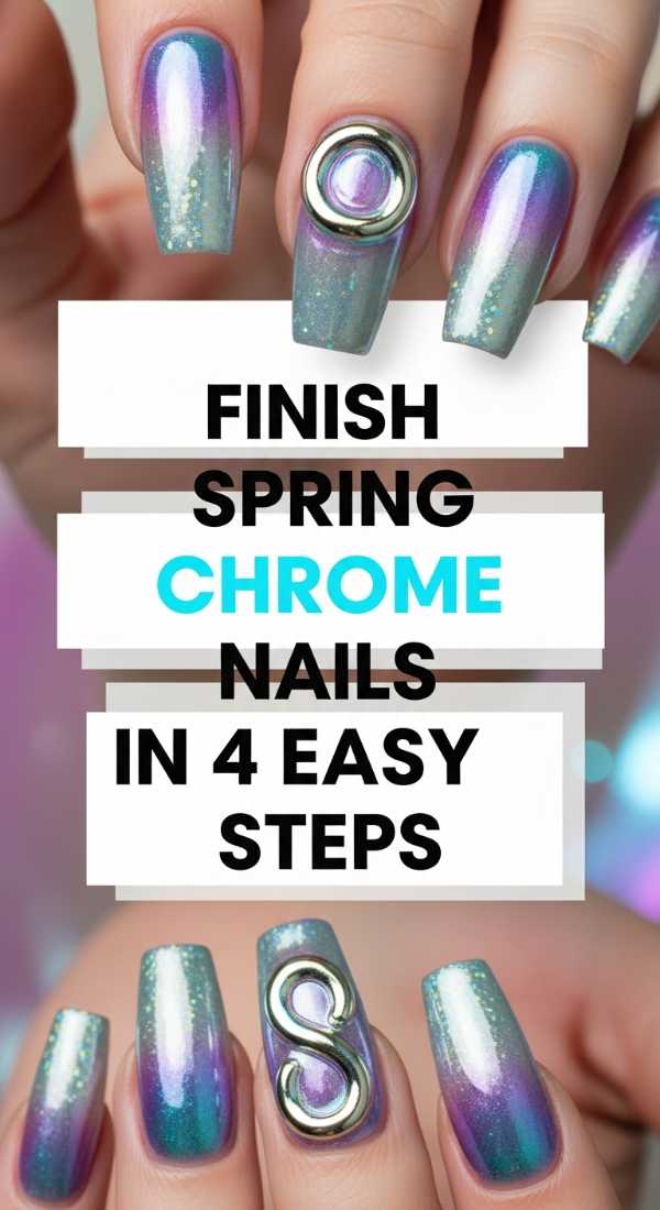 Finish Spring Chrome Nails In 4 Easy Steps 69e3c1c44901e