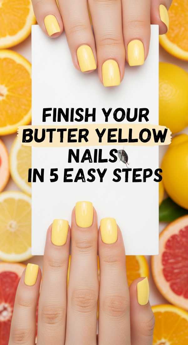 Finish Your Butter Yellow Nails In 5 Easy Steps 69e52877e88f4