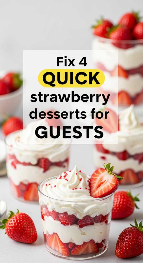 Fix 4 Quick Strawberry Desserts For Guests 69f05ace6ffa1