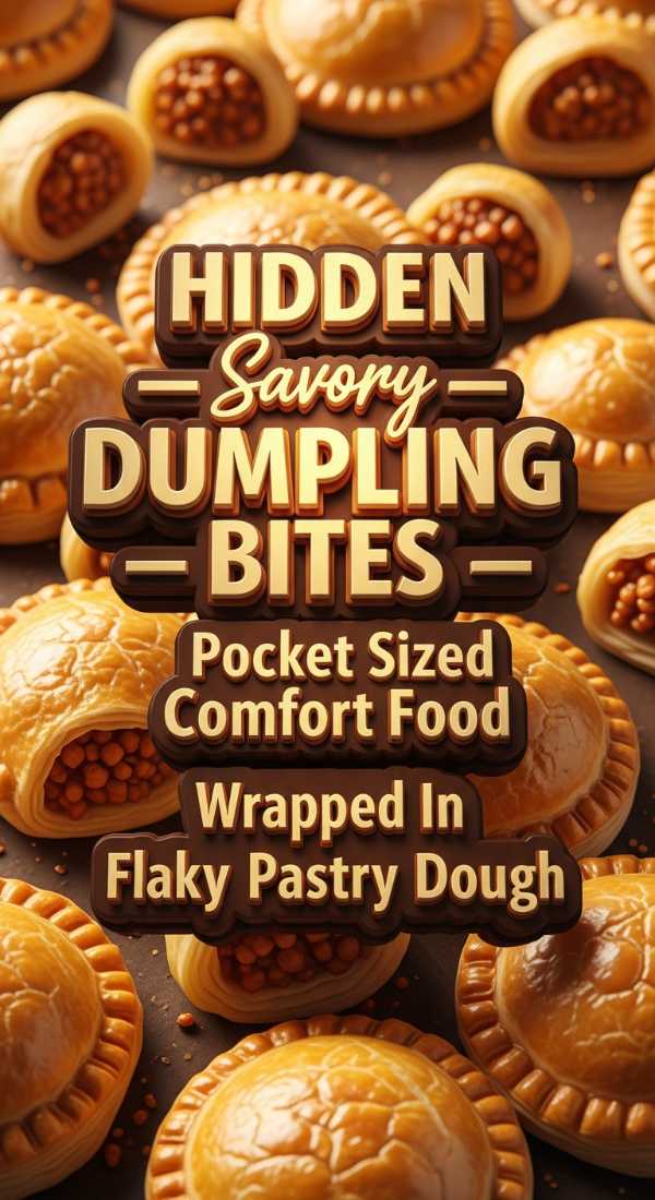 Flaky Savory Dumpling Bites