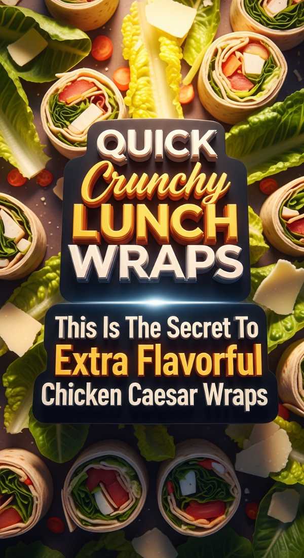Flavorful Chicken Caesar Wraps 69f1de7787f12
