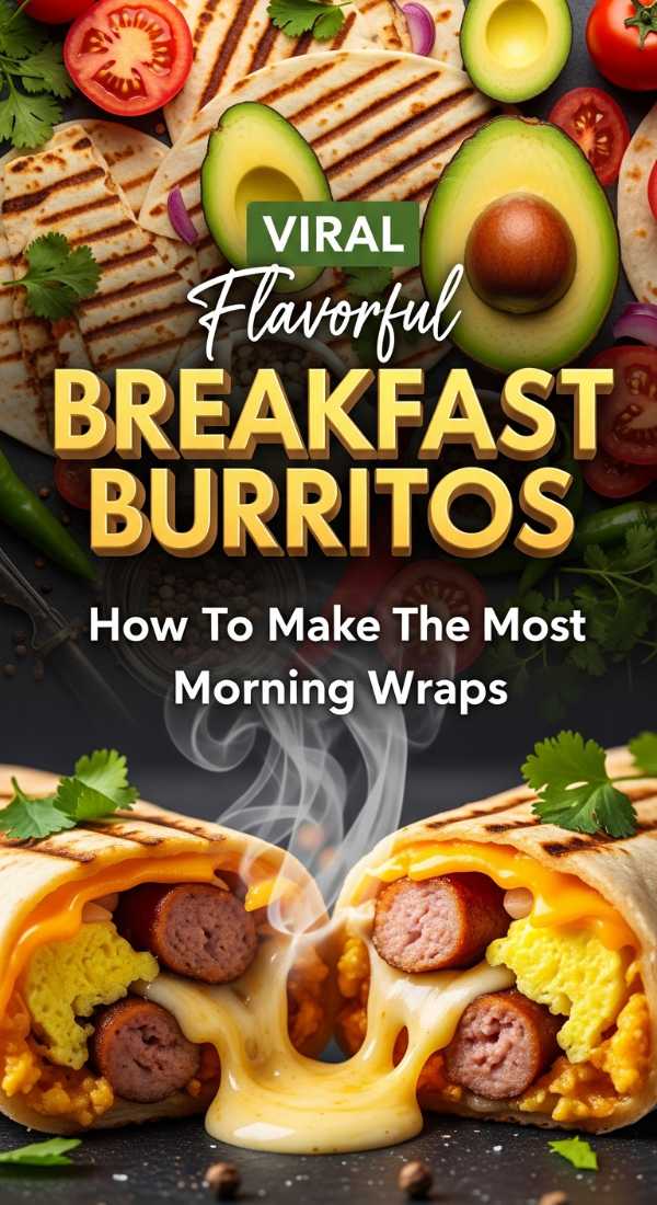 Flavorful Loaded Breakfast Burritos For Your Morning Routine 69eca8ba15485