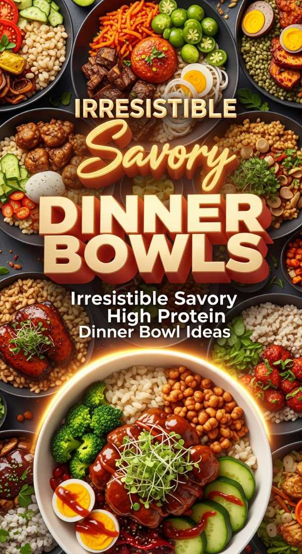 Flavorful Savory High Protein Dinner Bowl Guide 69eb0f2cb1ca9