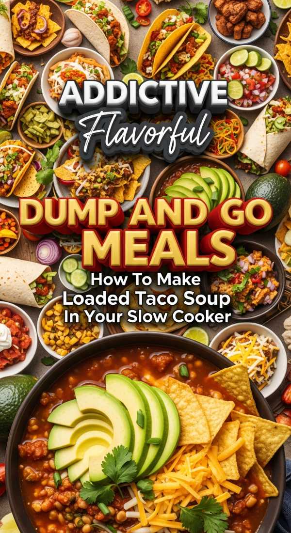 Flavorful Slow Cooker Loaded Taco Soup 69e709ae7b9d4