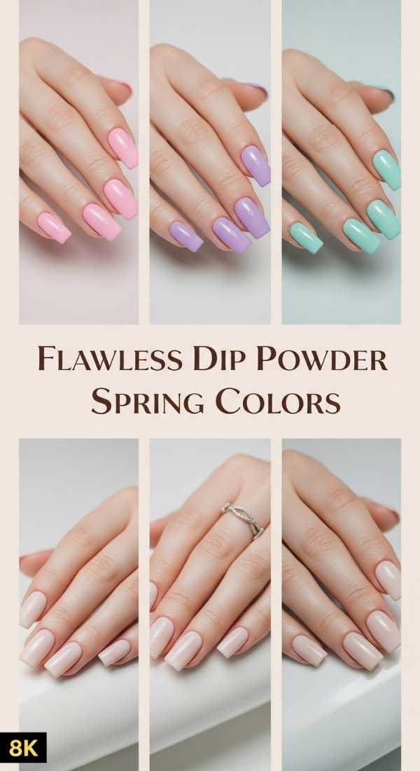 Future Florals & Neon Pastels: The Spring 2026 Nail Aesthetic Blueprint Flawless Dip Powder Spring Colors 69df3acb0d54e