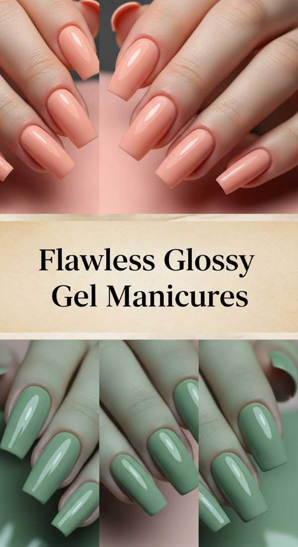 Flawless Glossy Gel Manicures 69ecf754f05d2