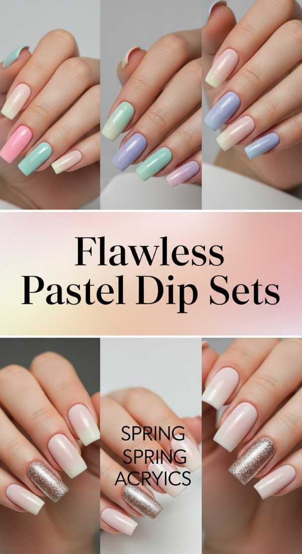 Flawless Pastel Dip Sets