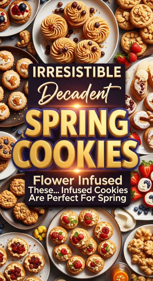 Flower Infused Cookies Perfect for Spring