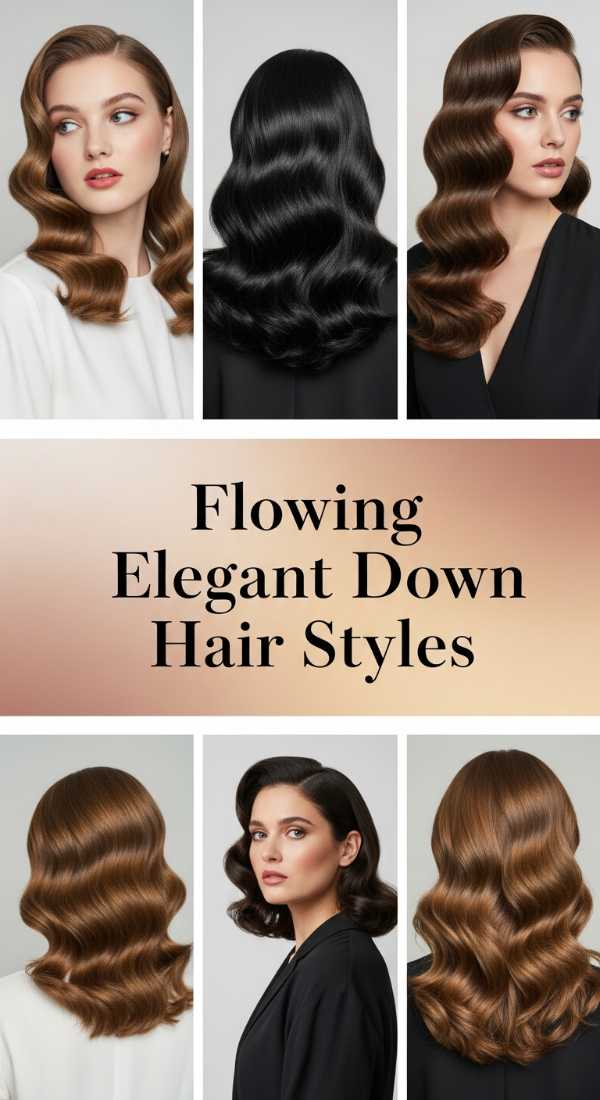 Flowing Elegant Down Hair Styles 69f0e2eff2f29