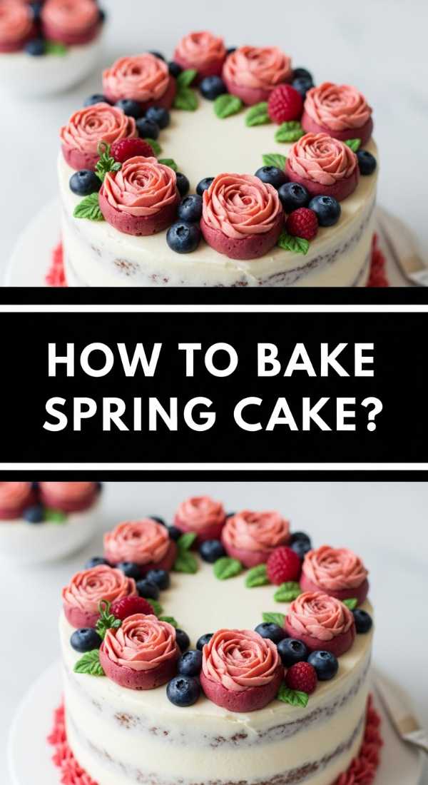 Fluffy And Light Spring Cakes 69df69860e5b6