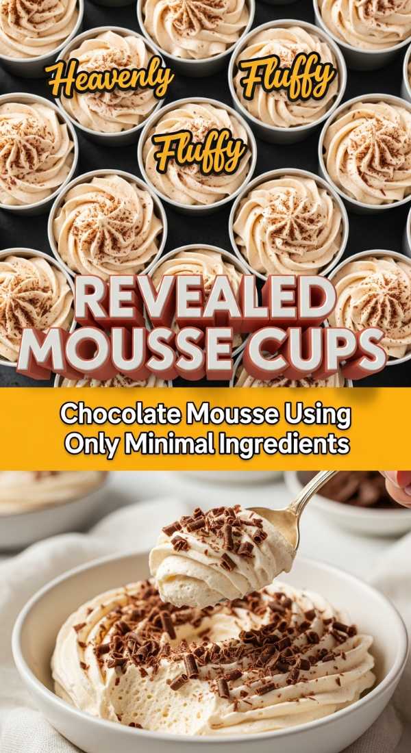 Fluffy Chocolate Mousse Using Only Minimal Fresh Ingredients 69eb0f34512e0
