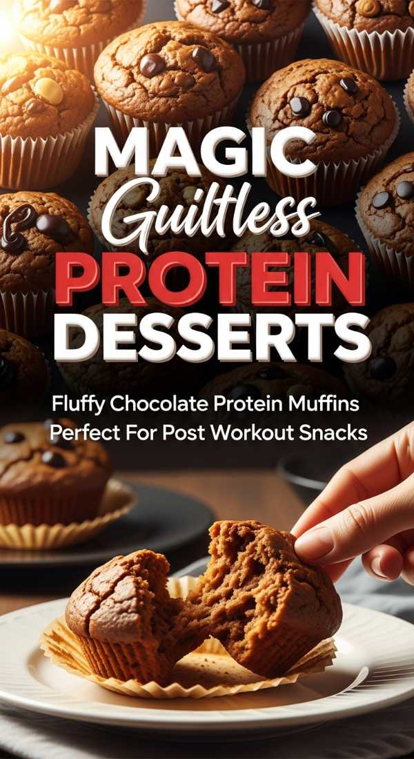 Fluffy Chocolate Protein Muffins For Post Workout 69eb222f9806a