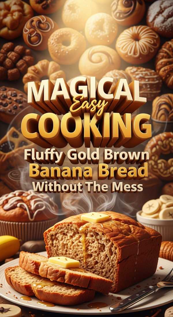 Fluffy Golden Brown Banana Bread Without The Mess 69e362b403e48