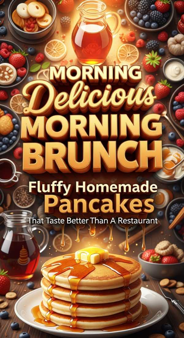 Fluffy Homemade Pancakes That Taste Better Than A Restaurant 69ec95115a696