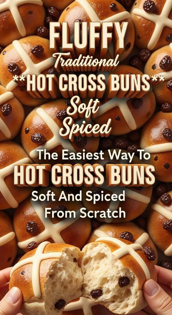 Fluffy Hot Cross Buns