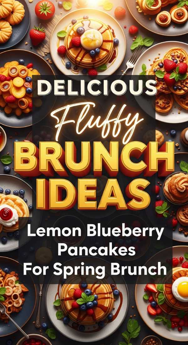 Fluffy Lemon Blueberry Spring Pancakes 69e9b9dab5b7e