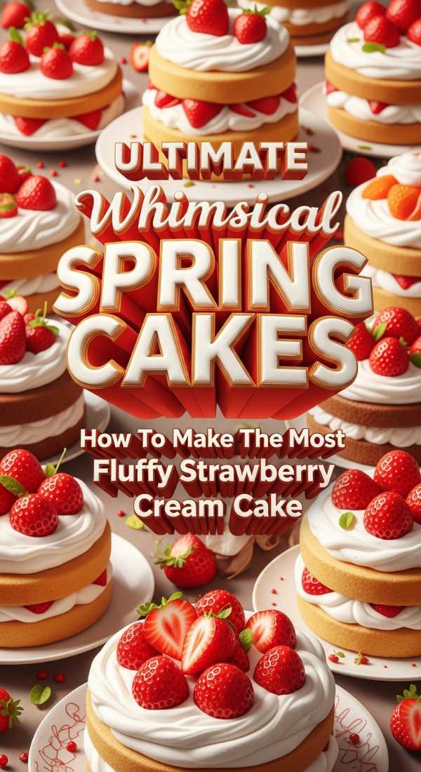 Everything You Need to Know About This Season's Viral Baking Trends Fluffy Strawberry Cream Cake Hack 69de7d6653d7f