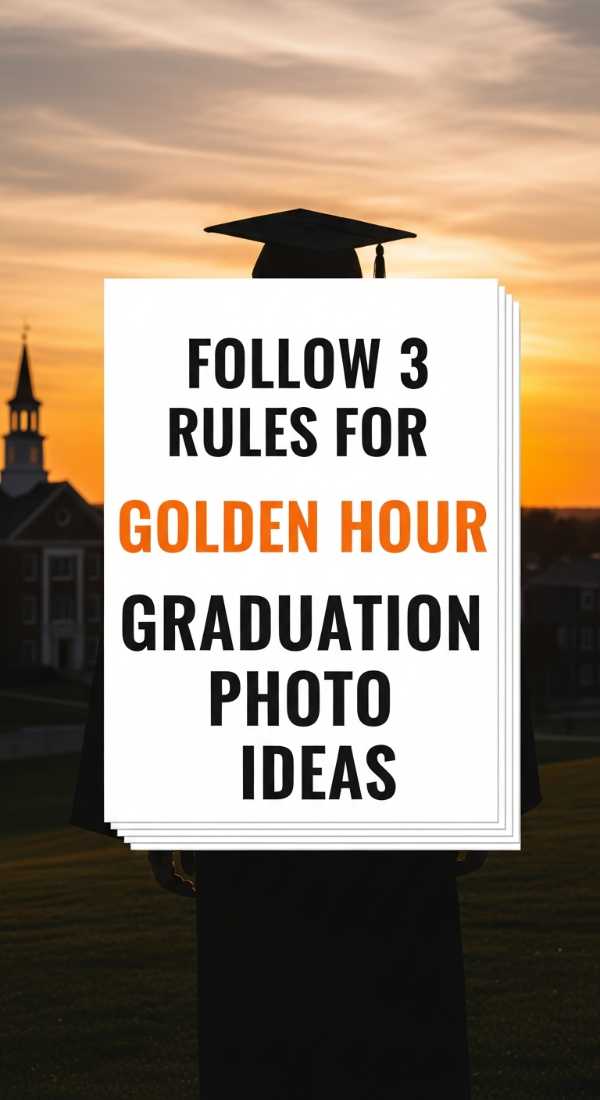 Follow 3 Rules For Golden Hour Graduation Photo Ideas 69ee54dc1268f