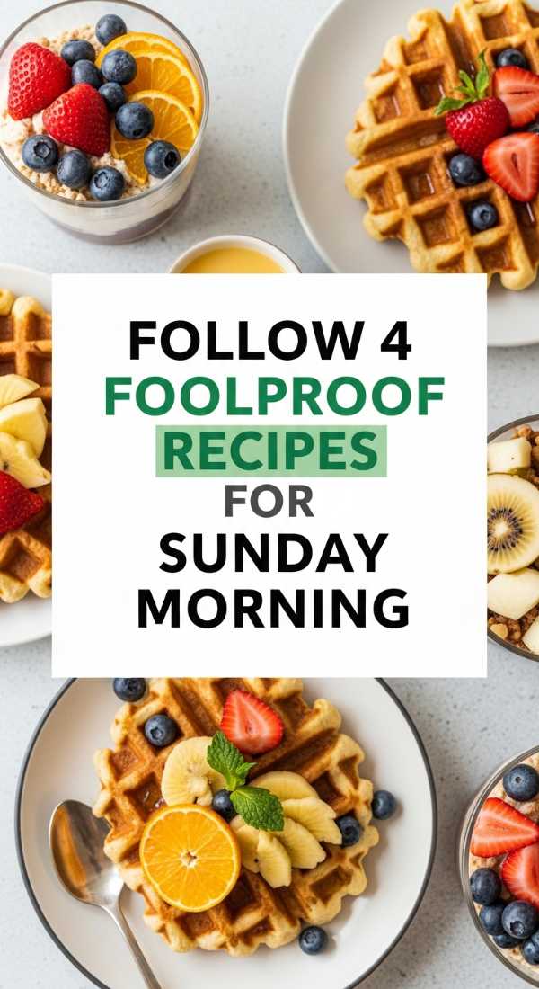Follow 4 Foolproof Recipes For Sunday Morning 69ec86e563cd5
