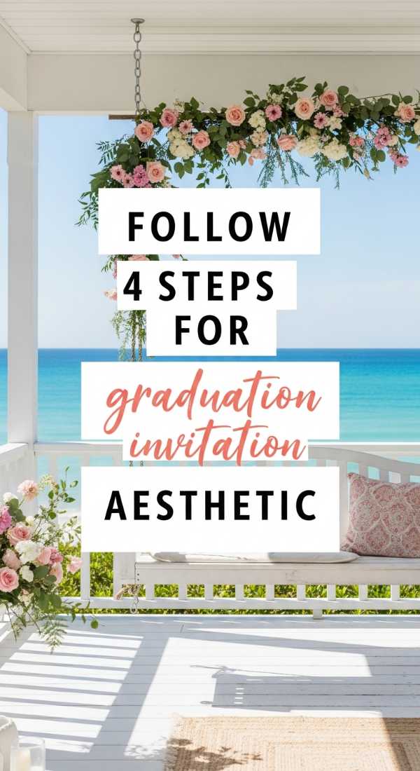 Follow 4 Steps For Graduation Invitation Aesthetic 69e9fe6817f73