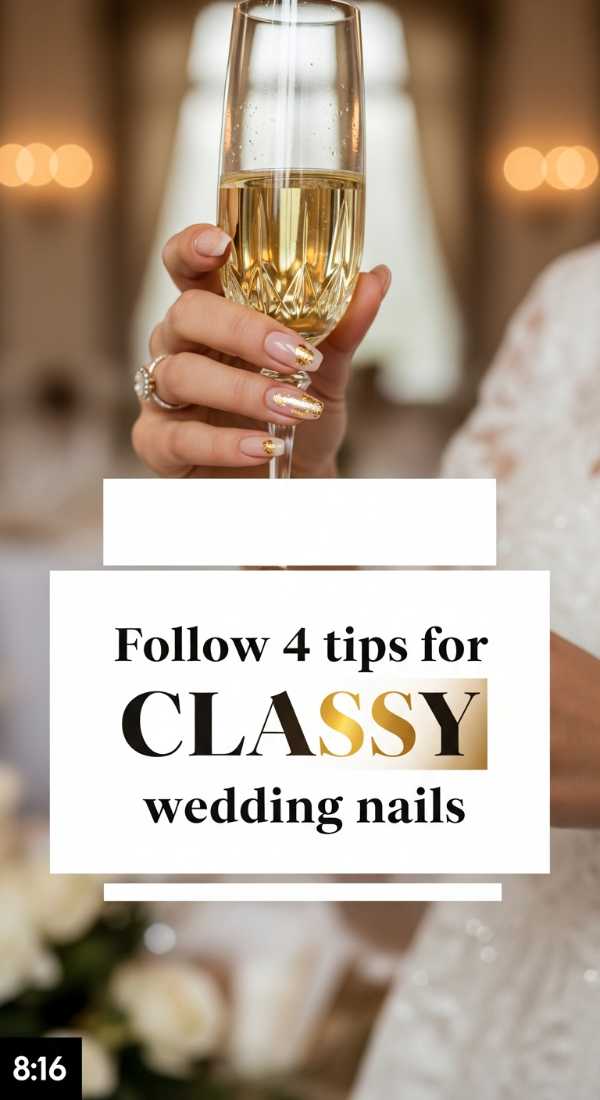 Follow 4 Tips For Classy Wedding Nails 69ef955550654
