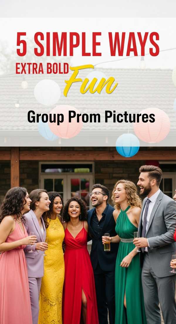 Follow 5 Simple Ways To Organize Fun Group Prom Pictures 69e9f7ff8c7b6