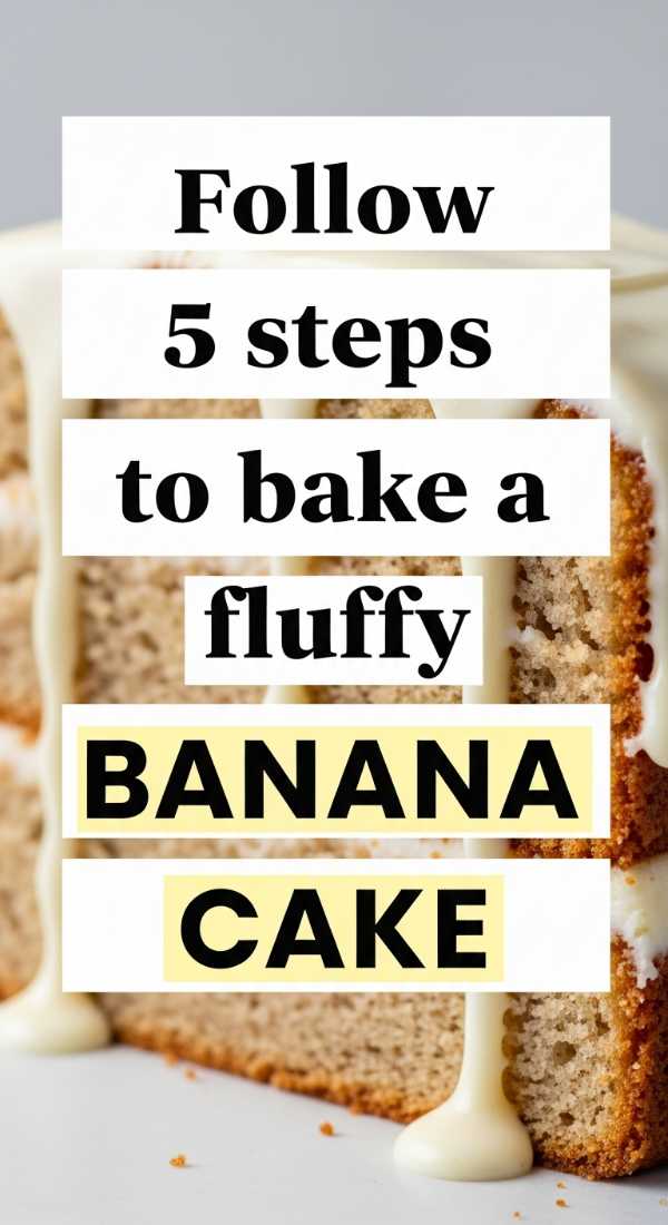 Follow 5 Steps To Bake A Fluffy Banana Cake 69eb7e14625c9