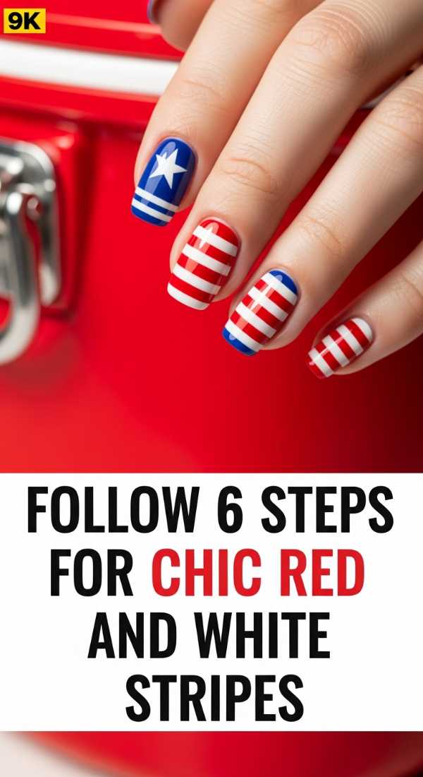Follow 6 Steps For Chic Red And White Stripes 69e5250b8ca66